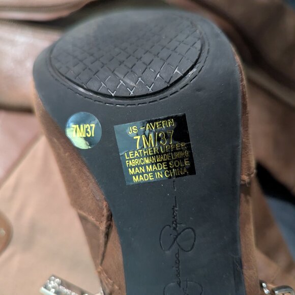 Jessica Simpson Leather Tall Boots - Picture 9 of 9